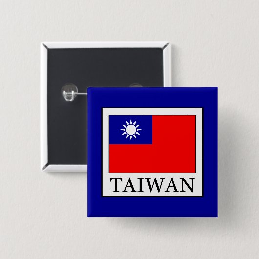 Taiwan Vierkante Button 5,1 Cm (Voorkant /achterkant)