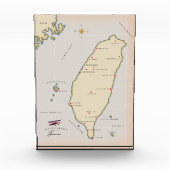 Taiwan Vintage Kaart Fotoblokken (Voorkant)