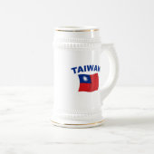 Taiwan vlag 2 bierpul (Voorkant rechts)