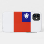 taiwan vlag china provincie symbool Case-Mate iPhone case (Achterkant (horizontaal))