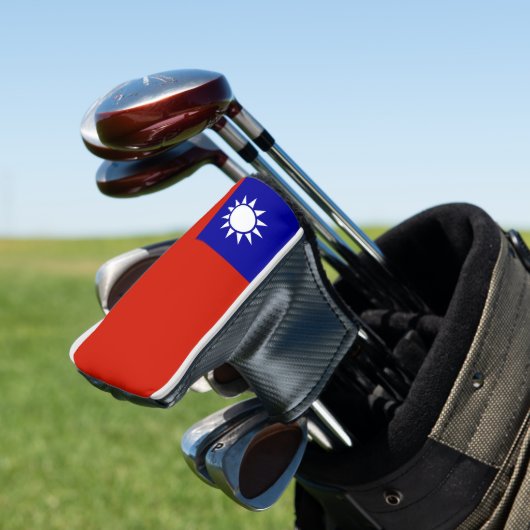 Taiwan vlag golfheadcover (Insitu)