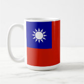 Taiwan vlag koffiemok (Links)