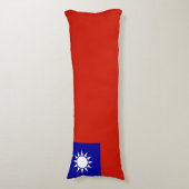 Taiwan vlag lichaamskussen (Voorkant Verticaal)