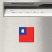Taiwan Vlag Magneet (Insitu (Vaatwasser))