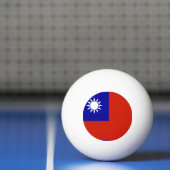 Taiwan vlag pingpongbal (Net)