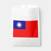 Taiwan Vlag: Republiek China, Chinees Taipei Bedankzakje (Voorkant)