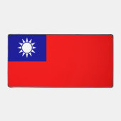 Taiwan Vlag: Republiek China, Chinees Taipei Bureaumat (Voorkant)