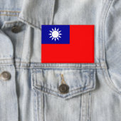 Taiwan Vlag: Republiek China, Chinees Taipei Button (Insitu)