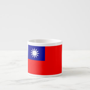 Taiwan Vlag: Republiek China, Chinees Taipei Espresso Kop