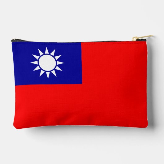 Taiwan Vlag: Republiek China, Chinees Taipei Etui (Achterkant)