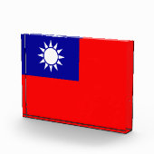 Taiwan Vlag: Republiek China, Chinees Taipei Fotoblokken (Rechts)