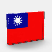 Taiwan Vlag: Republiek China, Chinees Taipei Fotoblokken (Links)