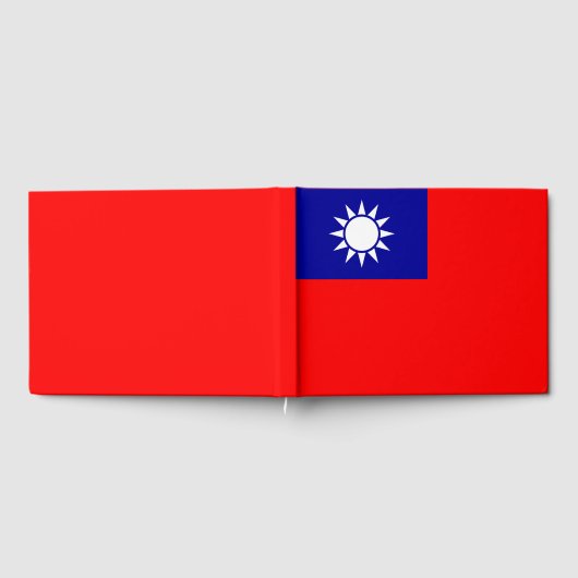 Taiwan Vlag: Republiek China, Chinees Taipei Gastenboek (Volledig)