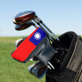 Taiwan Vlag: Republiek China, Chinees Taipei Golfheadcover (Insitu)