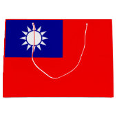 Taiwan Vlag: Republiek China, Chinees Taipei Groot Cadeauzakje (Voorkant)