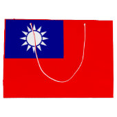 Taiwan Vlag: Republiek China, Chinees Taipei Groot Cadeauzakje (Achterkant)