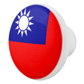 Taiwan Vlag: Republiek China, Chinees Taipei Keramische Knop (Rechts)