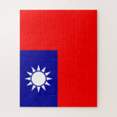 Taiwan Vlag: Republiek China, Chinees Taipei Legpuzzel (Verticaal)