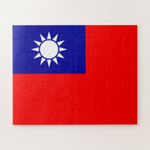 Taiwan Vlag: Republiek China, Chinees Taipei Legpuzzel
