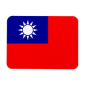 Taiwan Vlag: Republiek China, Chinees Taipei Magneet (Horizontaal)