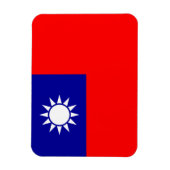 Taiwan Vlag: Republiek China, Chinees Taipei Magneet (Verticaal)