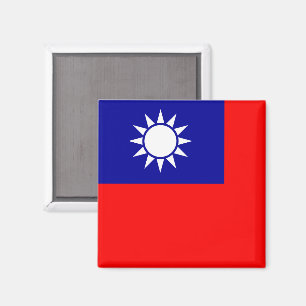 Taiwan Vlag: Republiek China, Chinees Taipei Magneet