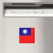 Taiwan Vlag: Republiek China, Chinees Taipei Magneet (Insitu (Vaatwasser))