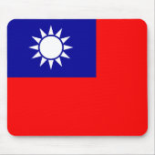 Taiwan Vlag: Republiek China, Chinees Taipei Muismat (Voorkant)