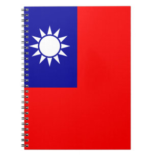 Taiwan Vlag: Republiek China, Chinees Taipei Notitieboek