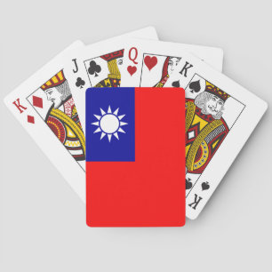 Taiwan Vlag: Republiek China, Chinees Taipei Pokerkaarten