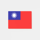 Taiwan Vlag: Republiek China, Chinees Taipei Post-it® Notes (Voorkant)
