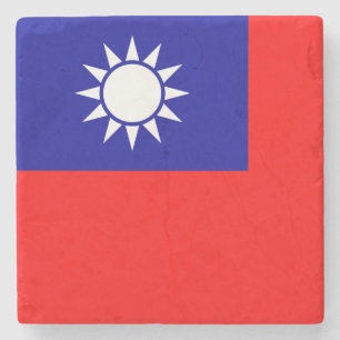 Taiwan Vlag: Republiek China, Chinees Taipei Stenen Onderzetter