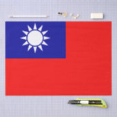 Taiwan Vlag: Republiek China, Chinees Taipei Tissuepapier (Craft)