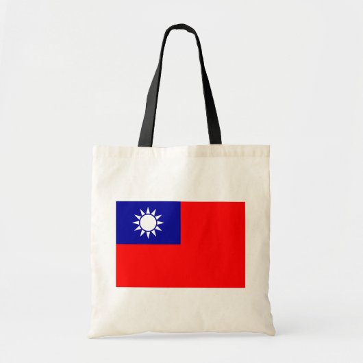 Taiwan Vlag: Republiek China, Chinees Taipei Tote Bag (Voorkant)