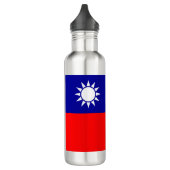 Taiwan Vlag: Republiek China, Chinees Taipei Waterfles (Links)