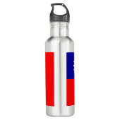 Taiwan Vlag: Republiek China, Chinees Taipei Waterfles (Achterkant)