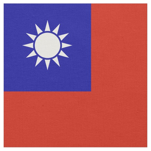Taiwan vlag stof (Close Up)