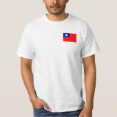 Taiwan vlag t-shirt (Voorkant)