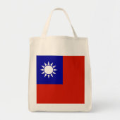 Taiwan vlag tote bag (Voorkant)