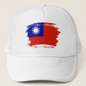 Taiwan vlag trucker pet (Voorkant)