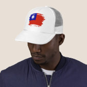 Taiwan vlag trucker pet (In situ)