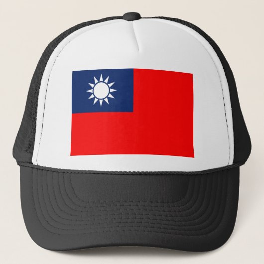 taiwan vlag trucker pet (Voorkant)
