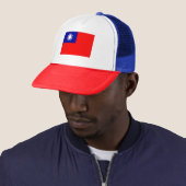Taiwan vlag trucker pet (In situ)