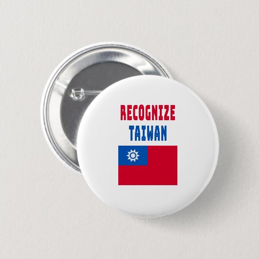 taiwan west taiwan ronde button 5,7 cm (Voorkant /achterkant)