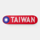 Taiwanees Embleem Persoonlijk Skateboard (Horizontaal)