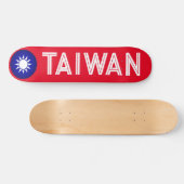 Taiwanees Embleem Persoonlijk Skateboard (Horizontaal)