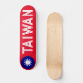 Taiwanees Embleem Persoonlijk Skateboard (Voorkant)