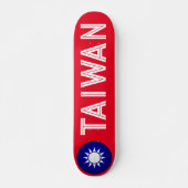 Taiwanees Embleem Persoonlijk Skateboard (Voorkant)