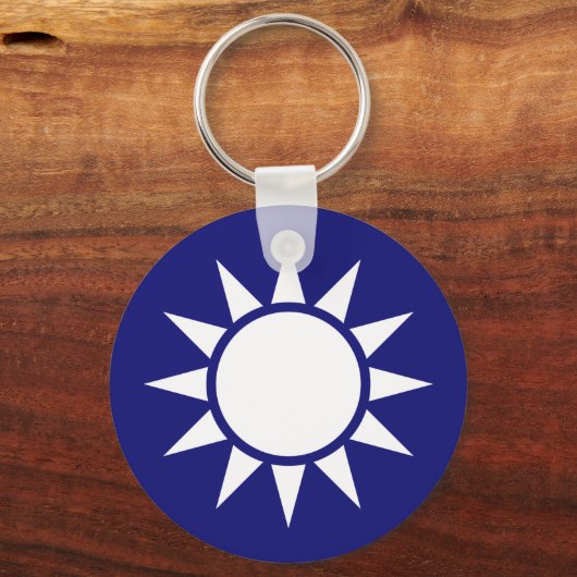 Taiwanees Embleem Sleutelhanger (Voorkant)