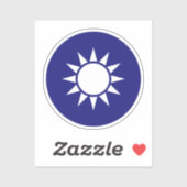 Taiwanees Embleem Sticker (Vel)